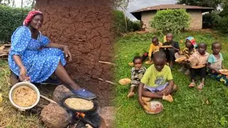Spending A Day Cooking For The Whole Family Neighbours Children 