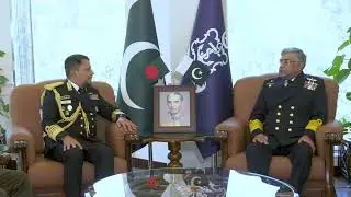 CHIEF OF THE NAVAL STAFF BANGLADESH ADMIRAL MUHAMMAD NAZMUL HASSAN VISITS NAVAL HEADQUARTERS