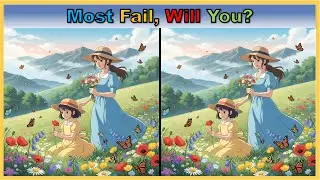 【Spot the Difference | Brain Health】 Memory & Focus Training Puzzle | Dementia Prevention