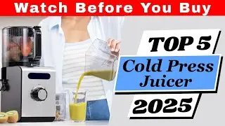 Top 5 Best Cold Press Juicers in USA 2025 🥤 | Ninja, Canoly, Tuumist, YPONE & EanOruus Review #hype