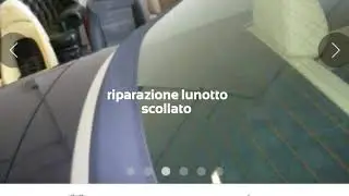 RIPARAZIONE DISTACCO LUNOTTO CAPOTE