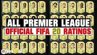 FIFA 20 | PREMIER LEAGUE ALL OFFICIAL RATINGS ✅😱| FT. LIVERPOOL, MANCHESTER CITY, MAN UTD ... etc