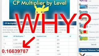 How Niantic Designed the Pokemon Go CPM Table in 2016 (Probably)