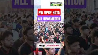 🔴PW VPRP CAMPUS TOUR KOTA #pw #vprp #trending #viral #shorts #youtubeshorts #shortsfeed