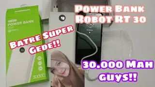 Power Bank Robot RT30 Batre super GEDE!!