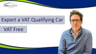 Export a VAT Qualifying Car VAT Free