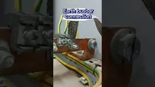 earth busbar connection #shortvideo #viral #connection