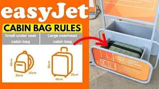 EASYJET LARGE AND SMALL CABIN BAG SIZES EXPLAINED - AVOID THE &pound;48 PENALTY AND DON'T GET CAUGHT