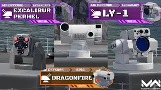 LY-1 VS Dragonfire & Excalibur PERHEL (F2P Laser Air Defense) | Laser CIWS Comparison