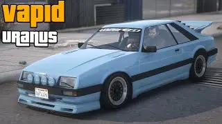 Vapid Uranus (Ford Sierra / Ford Mustang Foxbody) | GTA V Lore Friendly Car Mods | PC