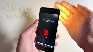 NEW Change Flashlight Color on iPhone