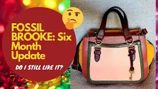 FOSSIL BROOKE: Six Month Review Update | What's in My Bag | Do I Still Like It?