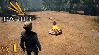 Icarus Gameplay Part 1 Beta New Survival Craft Build PC