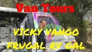The Van Tours - Frugal RV Gal and Vicky VanGo