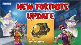 NEW FORTNITE UPDATE (V5.41 PATCH NOTES) #SilverRC