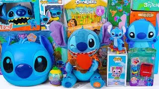 Disney Lilo & Stitch Toy Collection Unboxing Review | Mystery Capsule & Stitch Candy Apple Plush