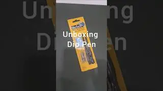 Unboxing Dip Pen #dippen #unboxingvideo #pendrawing #calligraphy #artandcraft #inkdrawing #manga
