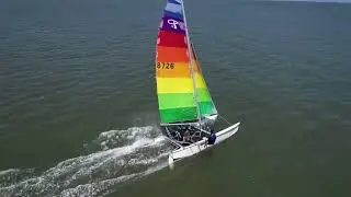 Epic day sailing a Prindle 16