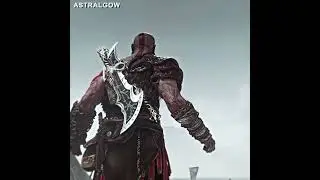 Kratos and Atreus Meet the World Serpent [4K]┃God of War #shorts