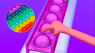 Pop It Run! 🌈   🟢  All Levels Gameplay Android, IOS #207 🎮