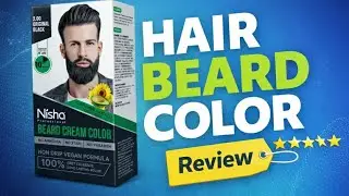 Nisha Beard Cream Color Review | Black Shade Results, Price & How to Use #beard #color #nisha #like