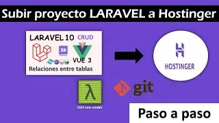 Subir proyecto Laravel Vue Inertia a Hostinger deploy usando git