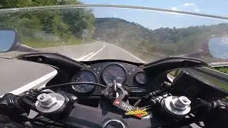 Honda cbr600f4 onboard