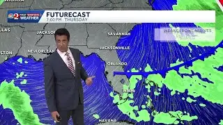 Front to elevate the surf and increase the rip currents through the weekend, (10.15.25)