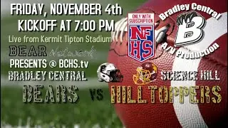 Bradley Central Varsity Football at Science Hill on Friday, November 4, 2022
