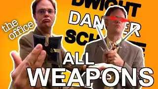 The Office | *ALL* (all of them) Dwight Shrute Weapons | HD 1080p
