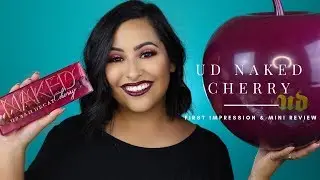 First Impression: UD Naked Cherry Collection |MissTiffanyKaee
