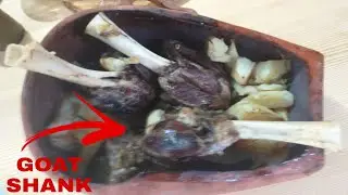 GOAT SHANK COOKED IN CLAY