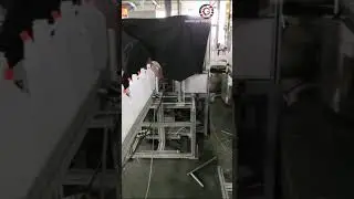 Small size cap angle nozzle bottle top pressing capping machine running video