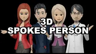 CREATE YOUR OWN AVATAR: 3d virtual video:video spokesperson:digital social marketing