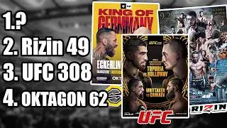 Top 10 Best MMA Cards of 2024 (Correct Opinion)
