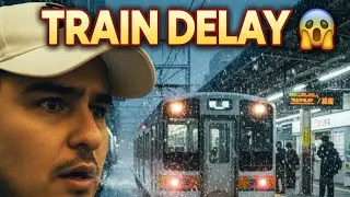 Japan Local Train Suddenly Stopped || Heavy Snow || Indian Living in Japan || Famous Place || Nagoya