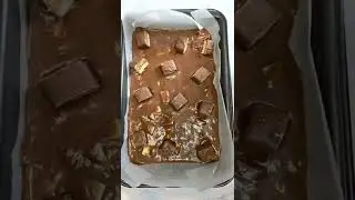 Snickers Brownies😍 #baking #food #uk #subscribe #brownies