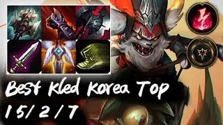 Best Kled Korea Top vs Fiora | Korea High Elo Replays