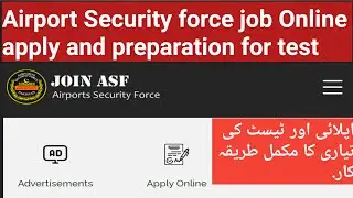 Airport Security Force Jobs How To online apply And preparation