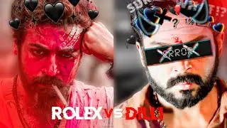 Rolex vs dilli X kaithi X Status|| Dark night|| EFX editing video|| Ft.👿🦅👑||✨Rolex movie scene ✨ ||💯