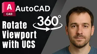 AutoCAD: Как повернуть чертеж с использованием ПСК на видовом экране макета (учебное пособие 2025...