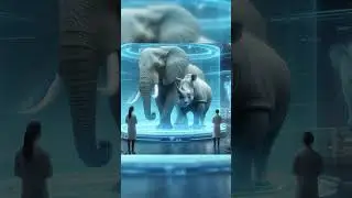 Elephant + Rhino 🧬😱 #hybrid #mix #ai #fusion #monster