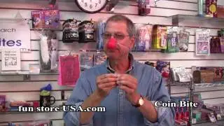 Coin Bite Magic Trick