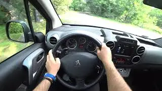 Peugeot Partner Tepee 1,6 BlueHDi 100 HP 4K  Test Drive Review///Пежо Партнер Тип ТЕСТ ДРАЙВ ОБЗОР