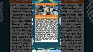 BoA Tak Perbarui Kontrak & Tinggalkan SM Usai 25 Tahun Berkarir
