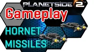 PlanetSide 2 Short Gameplay: Vanu Hornet Missiles (TRIAL)