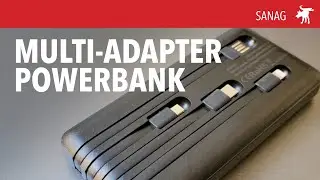 No cable? No problem. Sanag Multi-Adapter Powerbank