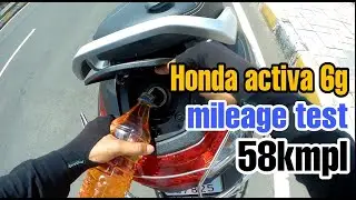 HONDA ACTIVA 6G REAL MILEAGE TEST | HONDA ACTIVA 6G AVERAGE | Kattysride | Pune Vlogs