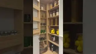 This Corner Pantry is PERFECT 🤩 #pantry #kitchendesign #kitchenstorageideas #storage