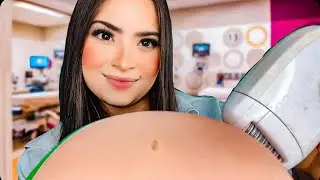 ASMR:CONSULTA DE ULTRASSOM MÉDICA OBSTRETA!